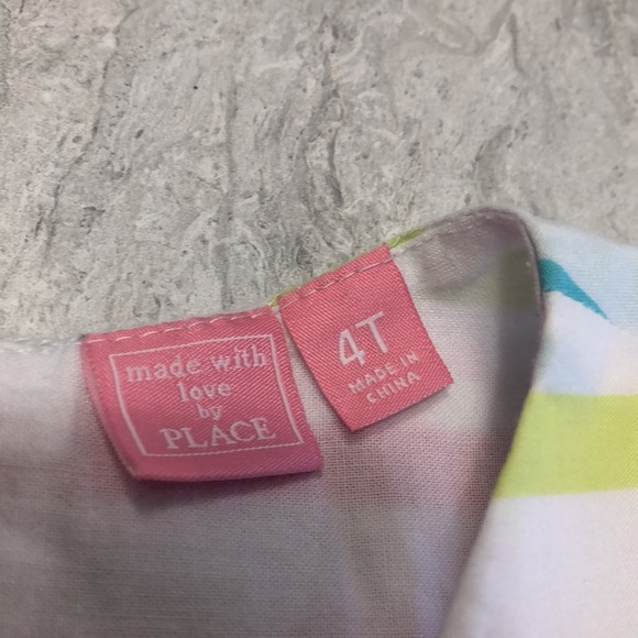 Place (4T) Rainbow 🌈 Striped Party Dress - Picture 7 of 8